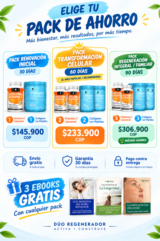 PROMO Dúo Regenerador Vitamina C + Colágeno