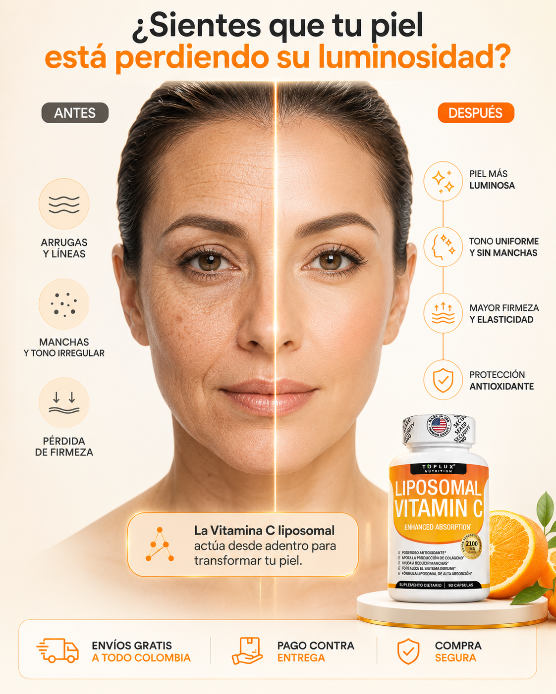 Vitamina C Ultra ™ LIPOSOMAL 2100 MG